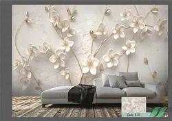 مشخصات و خرید پوستر سه بعدی شکوفه کد R-33 - دکوشنل