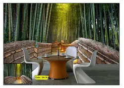 خرید و قیمت پوستر طبیعت جنگل خیزران کد ZH-18 - دکوشنل