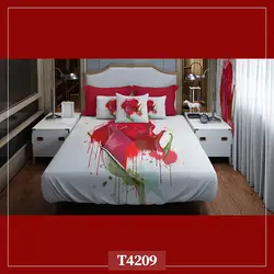 قیمت و خرید روتختی گل رز قرمز کد T4209 - دکوشنل