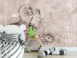 خرید پوستر دیواری نوازنده ساکسیفون کد P0293 - دکوشنل