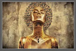 قیمت و خرید پوستر دیواری زن باستانی کد PC-93 - دکوشنل