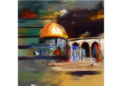 قیمت و خرید پوستر دیواری نقاشی مذهبی کد P0335 - دکوشنل