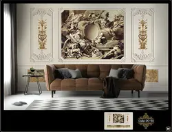 قیمت و خرید پوستر گچبری و نقاشی رومی کد PC-59 - دکوشنل