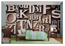 قیمت و خرید پوستر سه بعدی حروف انگلیسی کد PG-18 - دکوشنل