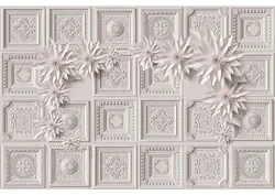 قیمت و خرید پوستر گچبری و طرح گل کد P0392 - دکوشنل