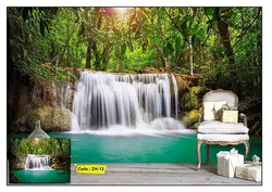 قیمت و خرید پوستر آبشار جنگلی کد ZH-13 - دکوشنل