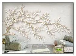 خرید پوستر سه بعدی شاخه و شکوفه کد PG-1-B - دکوشنل