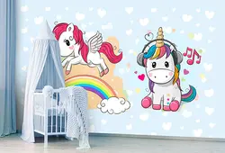 خرید پوستر دیواری یونیکورن کد P0395 - دکوشنل