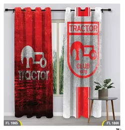 خرید پرده ورزشی طرح تراکتور کد FL1666 - دکوشنل
