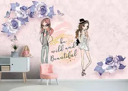 خرید پوستر چاپی با طرح دخترانه کد P0409 - دکوشنل