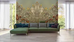 خرید پوستر سه بعدی کلاسیک با تم سبز کد P0409 - دکوشنل