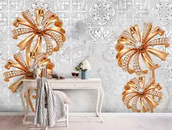 قیمت و خرید پوستر گل های برجسته نگینی کد P0427 - دکوشنل