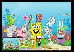 خرید پوستر طرح باب اسفنجی کد CU-12 - دکوشنل