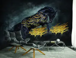 خرید پوستر خوشنویسی با طرح اسب کد PA267 - دکوشنل