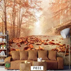 پوستر برگ های پاییزی P031