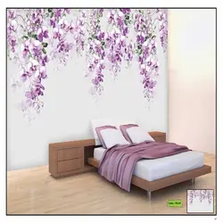 پوستر گل و شکوفه بنفش کد PG-67