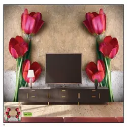 پوستر گل لاله سه بعدی کد PG-70