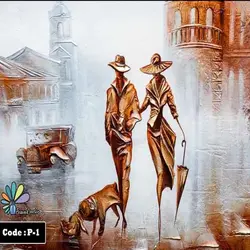 پوستر نقاشی زن و مرد کد P-1