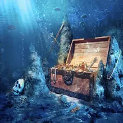 پوستر صندوقچه گنج دزدان دریایی کد P0193