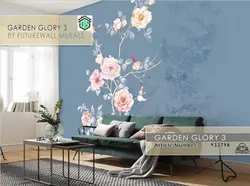 پوستر دیواری طرح گل و بلبل هلندی FW کد 933798