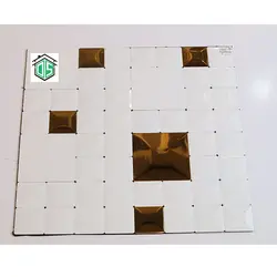 کاشی گالوانیزه استیل شاین کد Aj6008