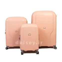 چمدان سه تیکه دلسی مدل کلاول - فروشگاه اینترنتی دلسی