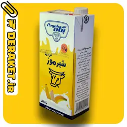 شیر موز استریل پاکتی تتراپک اسکوئر یک لیتری