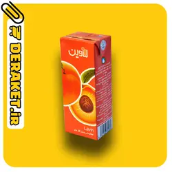 نوشیدنی هلو پاکتی ۲۰۰ سی سی لاوین