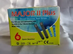 نوار تست قند خون ماژور2 پلاس major 2 plus