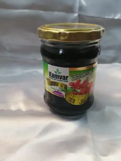 مربای زرشک رژیمی و بدون شکر کامور