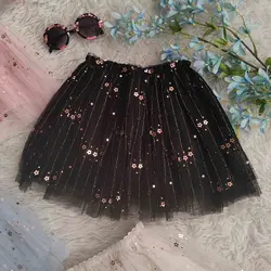 دامن مجلسی پولک طلایی (وارداتی)