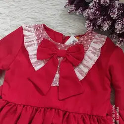 پیراهن مجلسی یقه چین دار