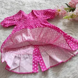 پیراهن عروسکی خال خالی