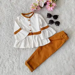 ست شومیز آستین کلوش و شلوار