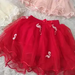 دامن عروسکی طرح دار (فلامینگو)