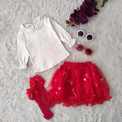 دامن عروسکی طرح دار (فلامینگو)