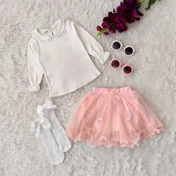 دامن عروسکی طرح دار (فلامینگو)