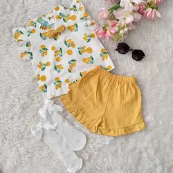 ست شومیز و شلوارک گیلاسی