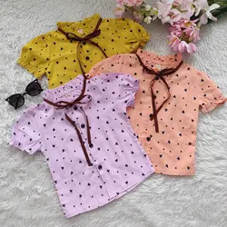 شومیز طرح قلب وارداتی