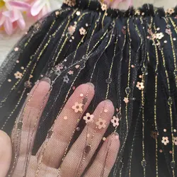 دامن پرنسسی پولک طلایی