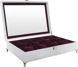 جعبه ساعت مچی و زیورآلات مدلTW-2169-GWhite