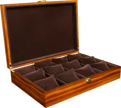 جعبه ساعت مچی و زیورآلات مدلTW-2169-Brown1