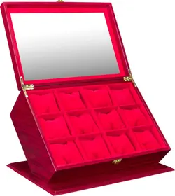 جعبه ساعت مچی و زیورآلات مدل TW-2240-Red