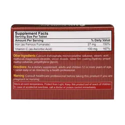 قرص آهن با ویتامین C برونسون