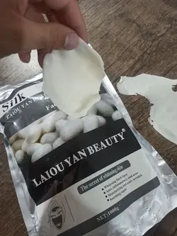 ماسک پودری لاتکسی ضد لک و آکنه پیله ابریشم laiou yan beauty