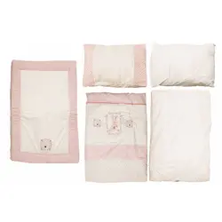 سرویس خواب دم دستی نوزادی کیدبو مدل Rabbito Pink