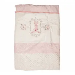 سرویس خواب دم دستی نوزادی کیدبو مدل Rabbito Pink