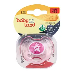 پستانک فندقی شب تاب Baby Land مدل ۴۸۰
