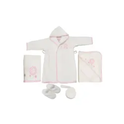 ست حوله نوزاد کیدبو مدل Sweet Flowers