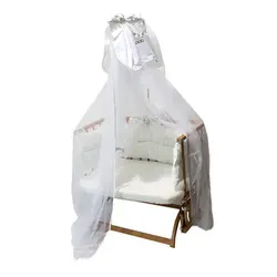 پشه بند تخت نوزاد کیدبو مدل Royal White
